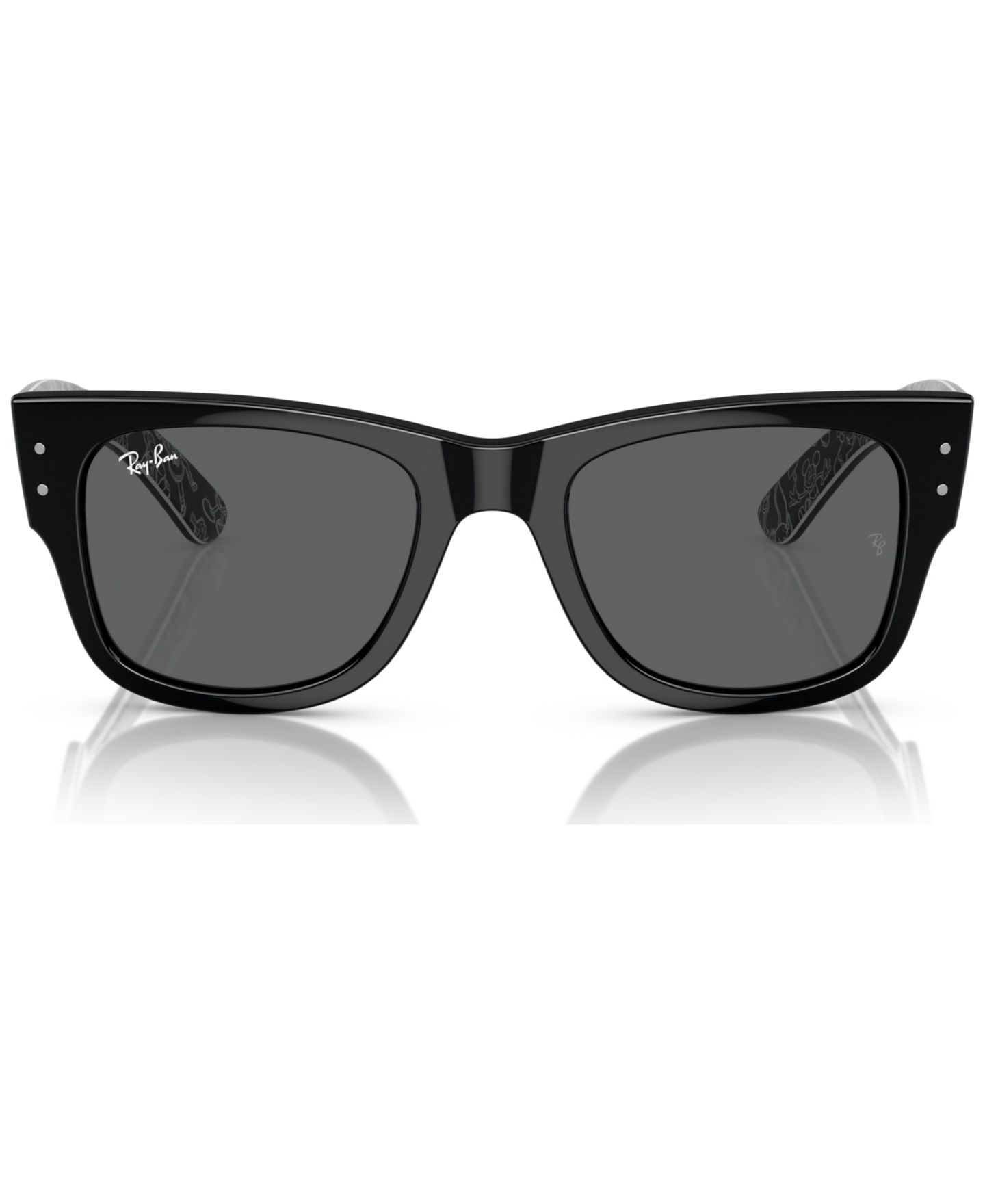 Солнцезащитные очки Ray-Ban Unisex Mega Wayfarer Disney 100th Anniversary Sunglasses, RB0840S, цвет: Чёрный — фото 3