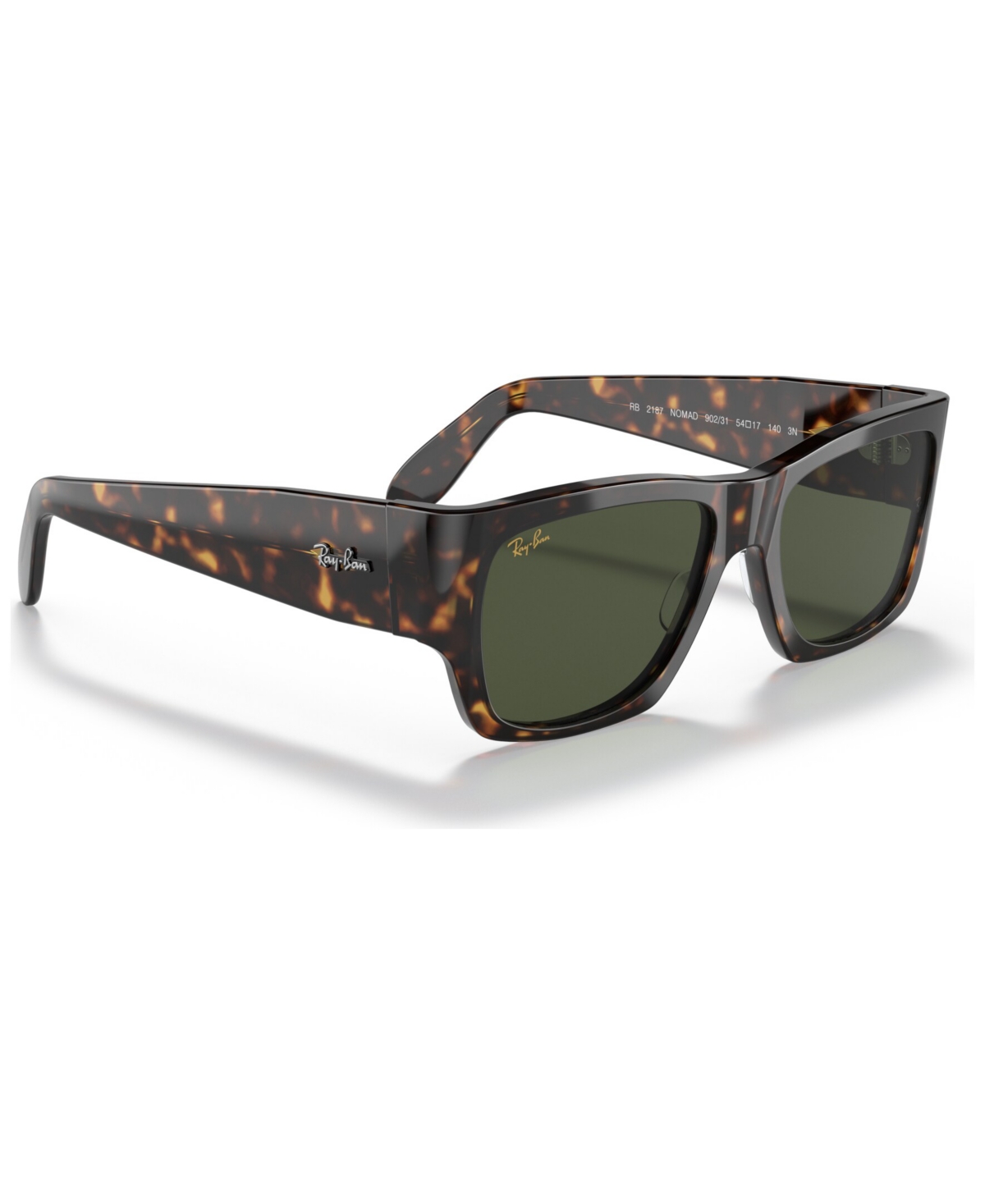Ray Ban Unisex Nomad Reloaded Sunglasses, Rb2187 In Shiny Havana