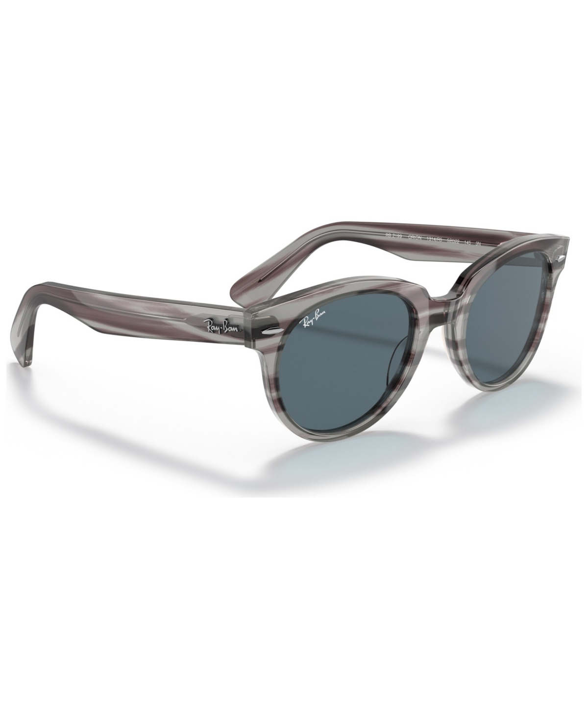 Ray Ban Unisex Orion Reloaded Sunglasses, Rb2199 In Striped Gray