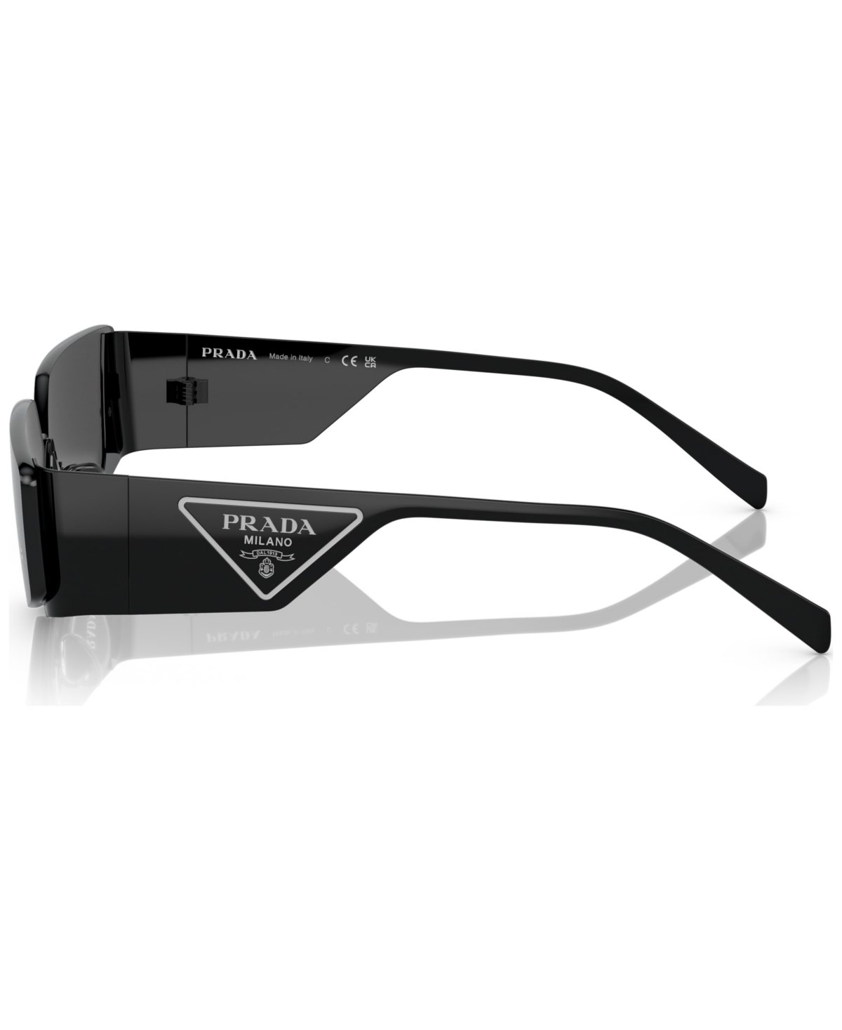 Shop Prada Men's Sunglasses, Pr 58zs In Black
