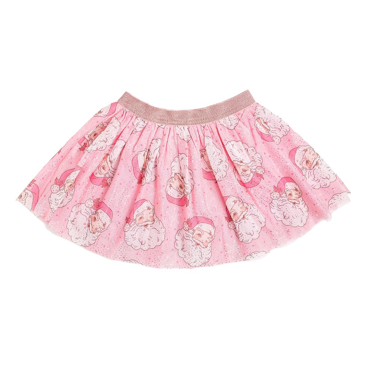 Sweet Wink Little and Big Girls Retro Santa Christmas Tutu Skirt