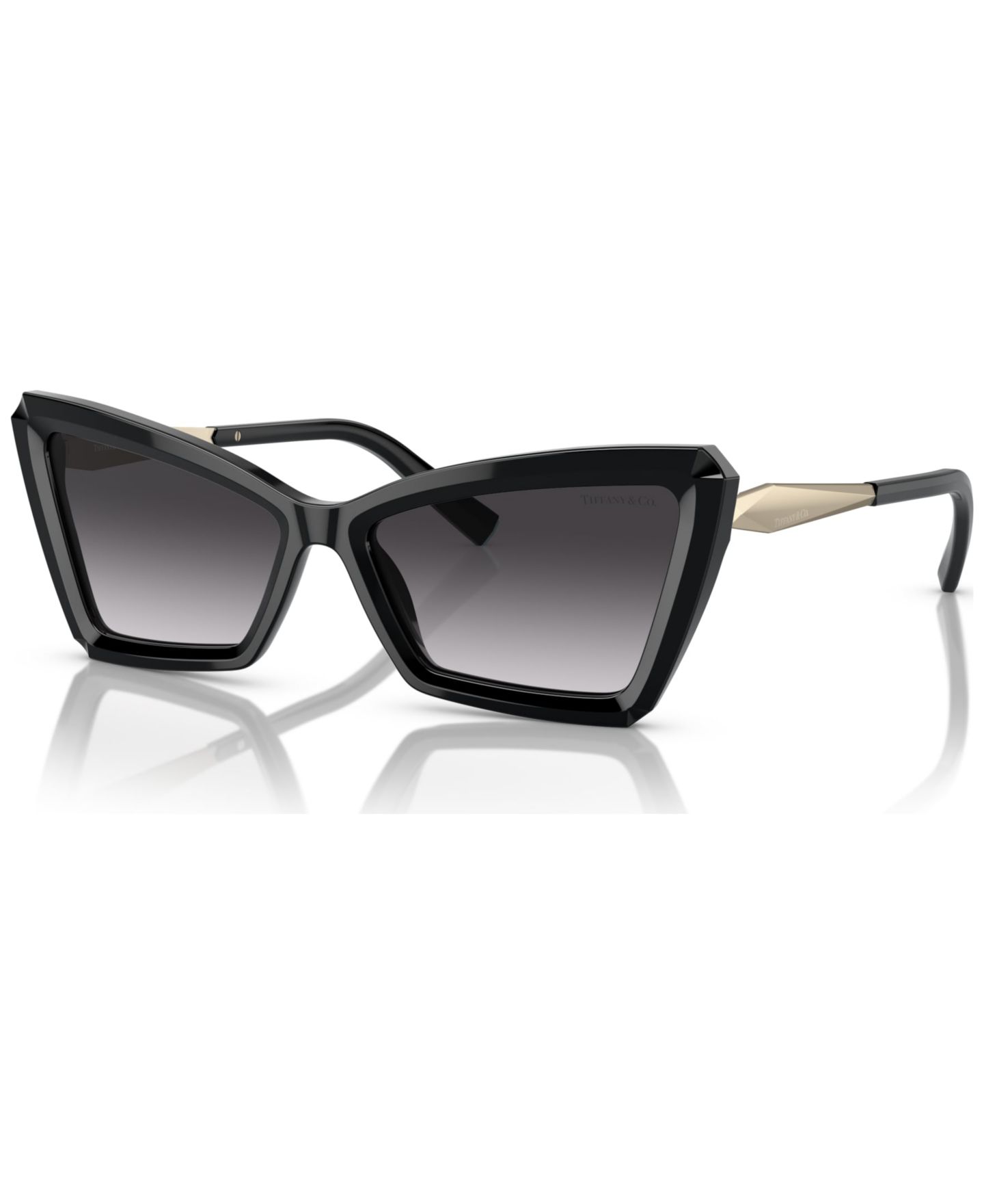 Женские солнцезащитные очки Tiffany & Co. Sunglasses, Gradient TF4203, цвет: Чёрный — фото 1