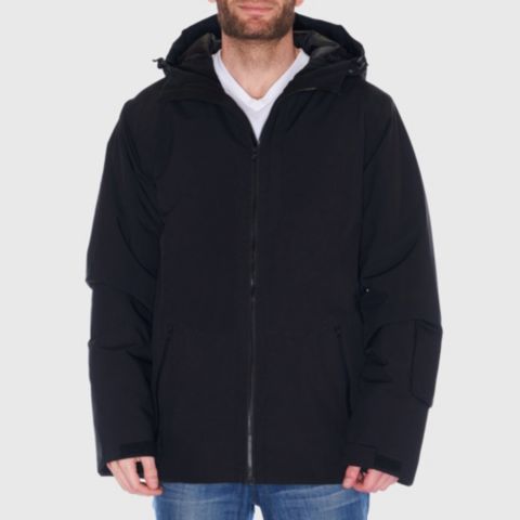 Мужская куртка Alpine Swiss Waterproof Ski Jacket Snowboarding Winter Snow Coat Raincoat, цвет: Чёрный