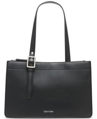 Calvin Klein - Havana Medium Faux Leather Tote