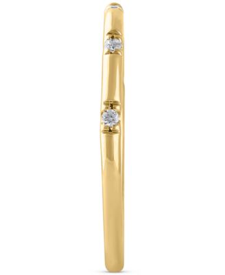 IGI Certified Diamond Narrow Band (1/20 ct. t.w.) in 14k Gold