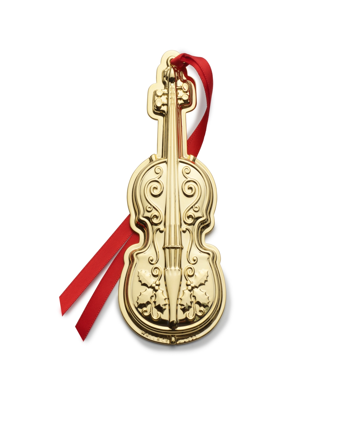 Wallace 2023 Gold Plated Violin Ornament, 2nd Edition