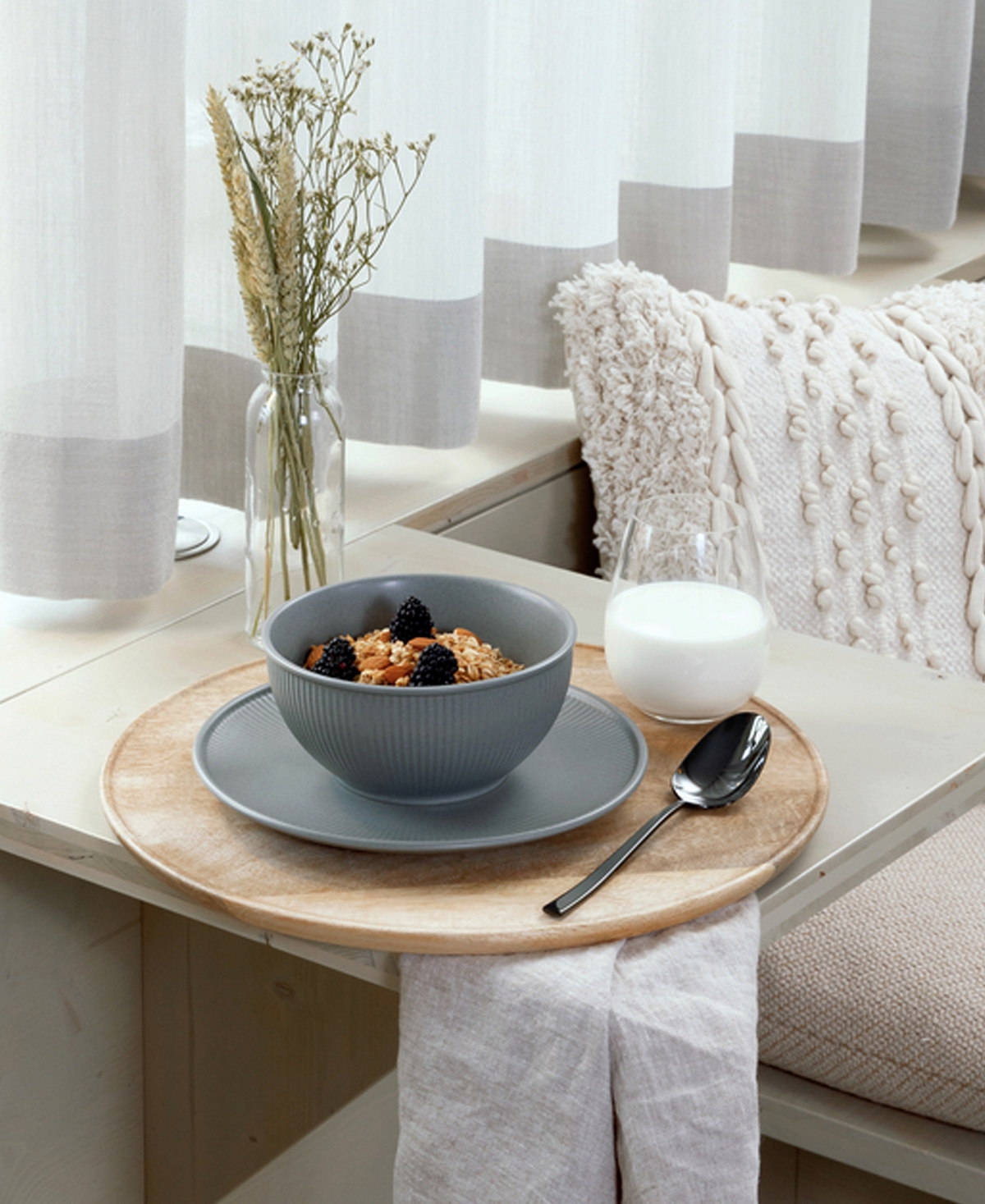 ROSENTHAL CLAY SET OF 4 CEREAL BOWLS, SERVICE FOR 4 