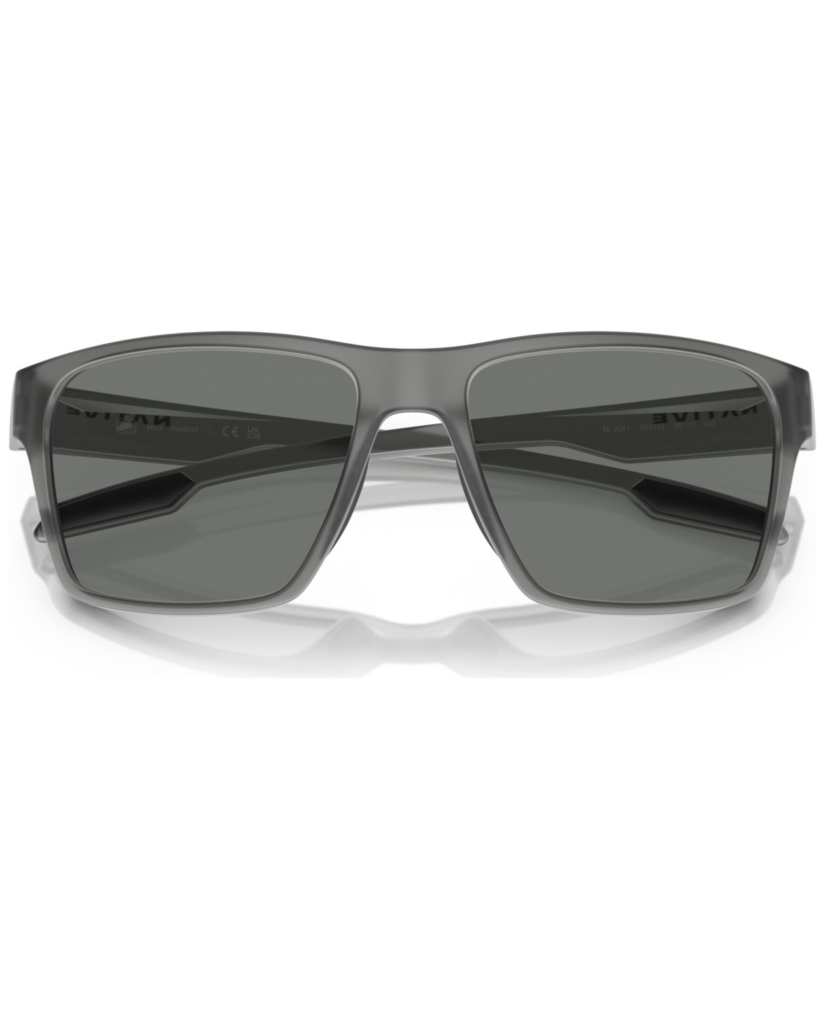 Shop Native Men's Breck Polarized Sunglasses, Polar Xd9041 In Matte Smoke Crystal