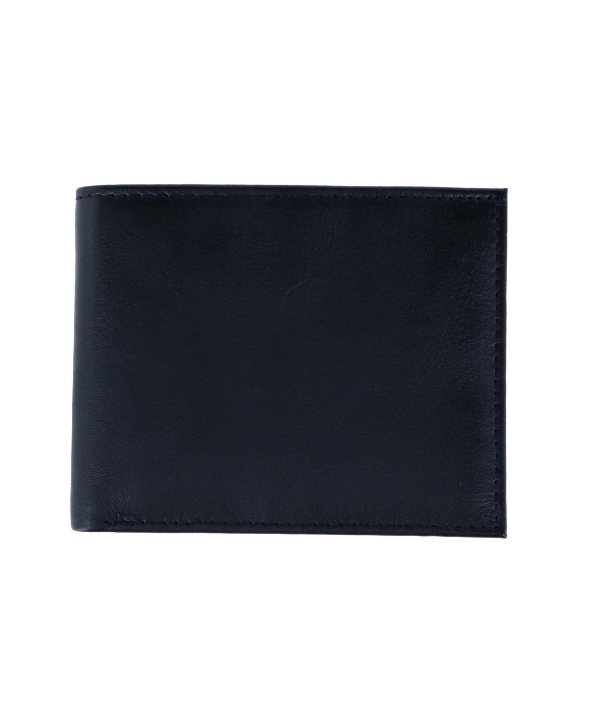 TRAFALGAR ORION LEATHER 8-SLOT BI-FOLD WALLET WITH REMOVABLE ID CARD CASE