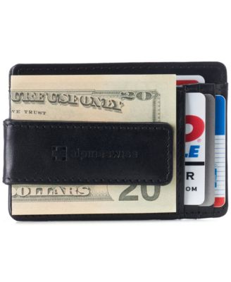 Mens RFID Minimalist Money Clip Front Pocket Wallet Slim ID Holder