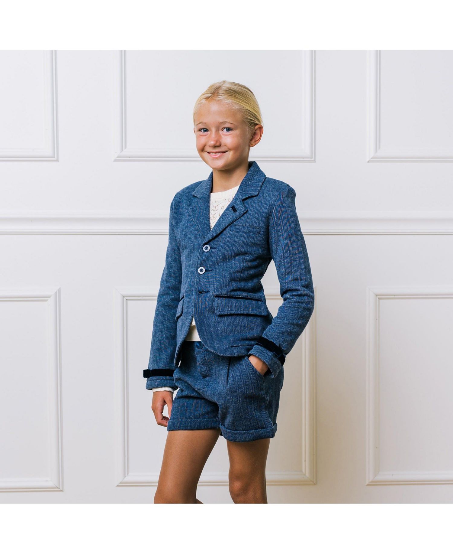 Big Girls Hope and Henry Cuffed Fleece Dress Short