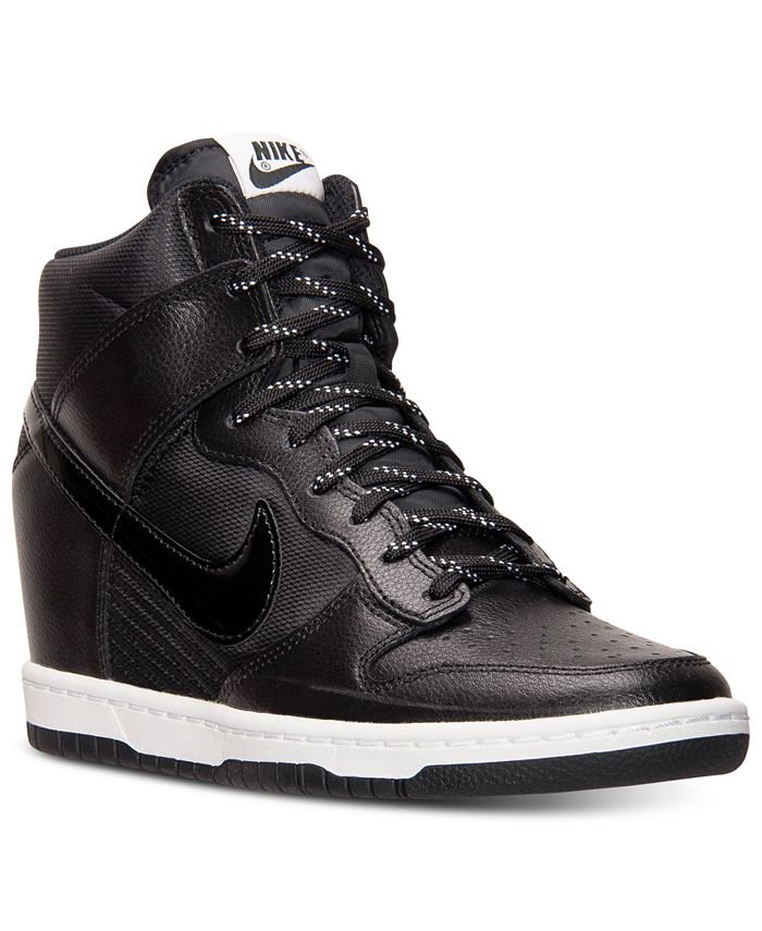 Nike Women's Dunk Sky Hi Essential Sneakers from Finish Line - Macy's