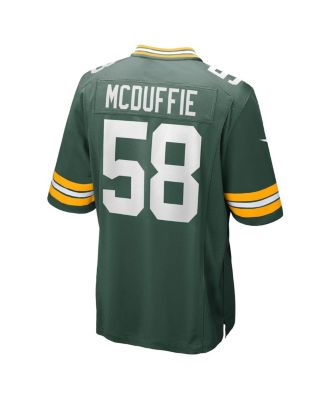 Men's Isaiah McDuffie Green Green Bay Packers Game Jersey