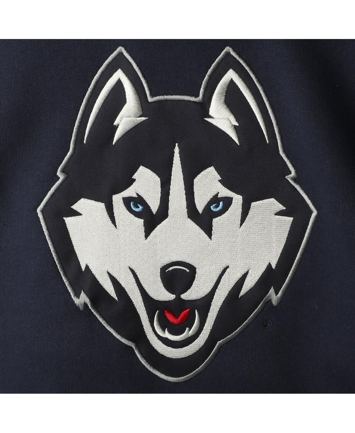 Men's ColosseumUConn Huskies 2.0 Lace-Up Pullover Hoodie - Navy