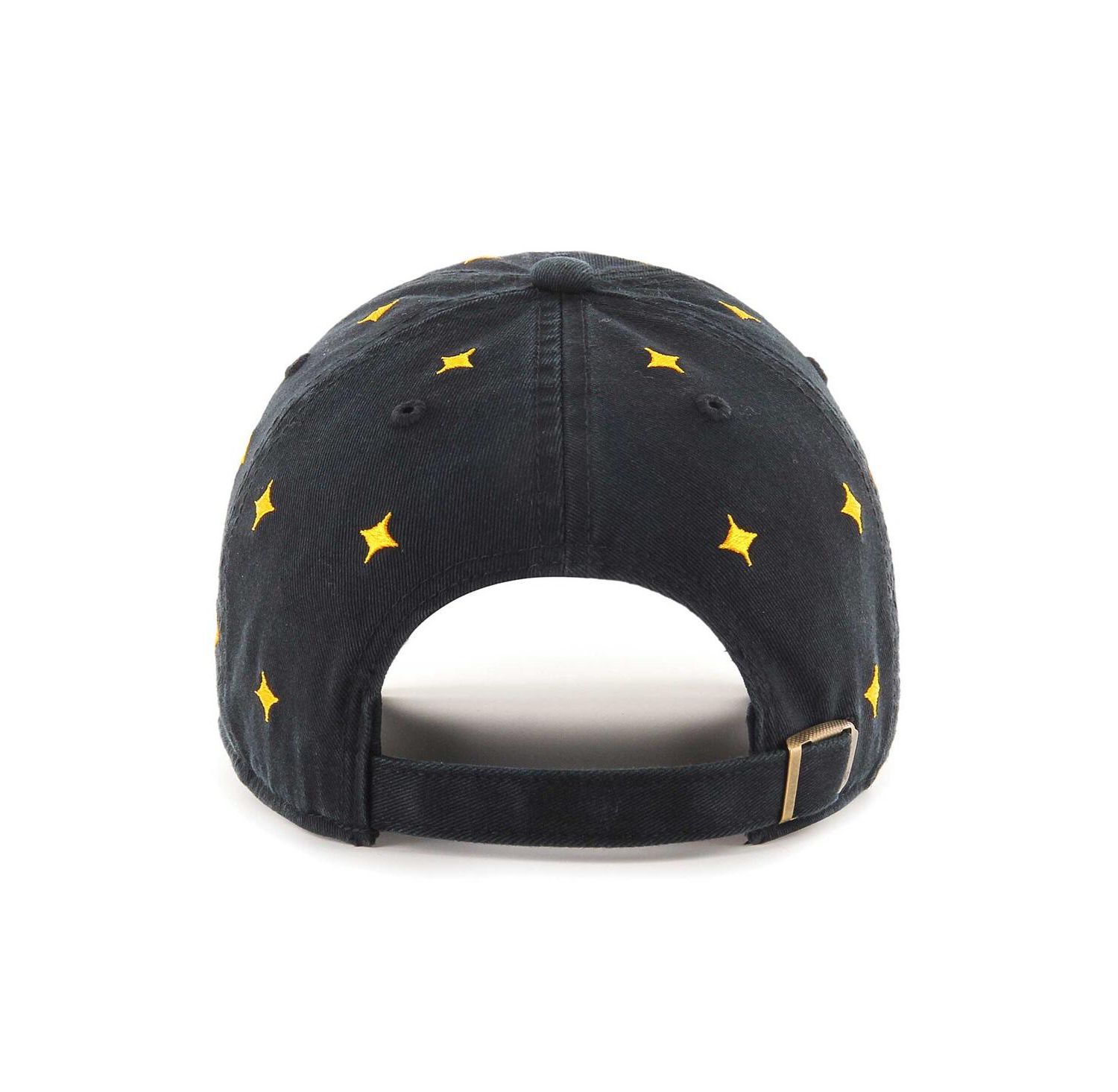 Men's and Women's Black Pittsburgh Steelers Confetti Clean Up Adjustable Hat