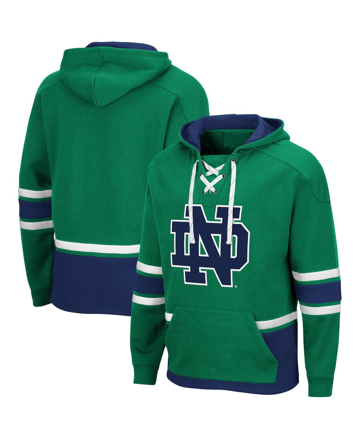 Colosseum Men's  Green Notre Dame Fighting Irish Lace Up 3.0 Pullover Hoodie