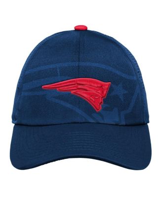 Youth Boys and Girls Navy New England Patriots Tailgate Adjustable Hat