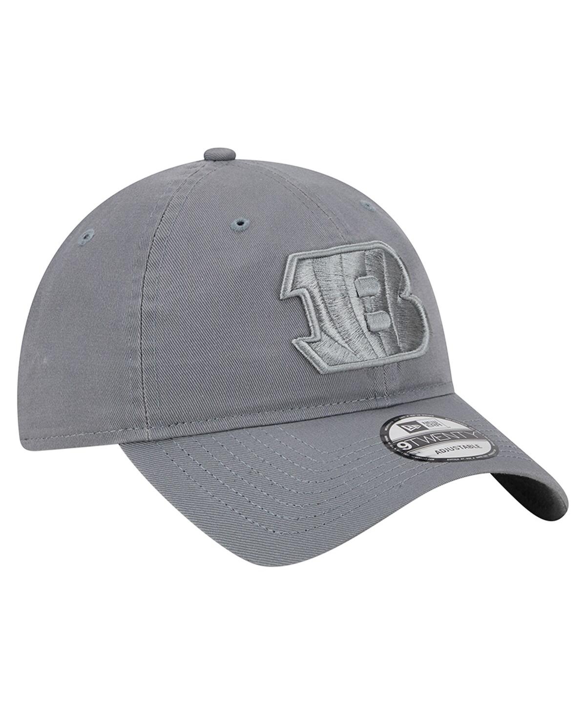 New Era Men's  Gray Cincinnati Bengals Color Pack 9twenty Adjustable Hat In Gray
