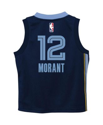 Toddler Boys and Girls Ja Morant Navy Memphis Grizzlies Swingman Player Jersey - Icon Edition