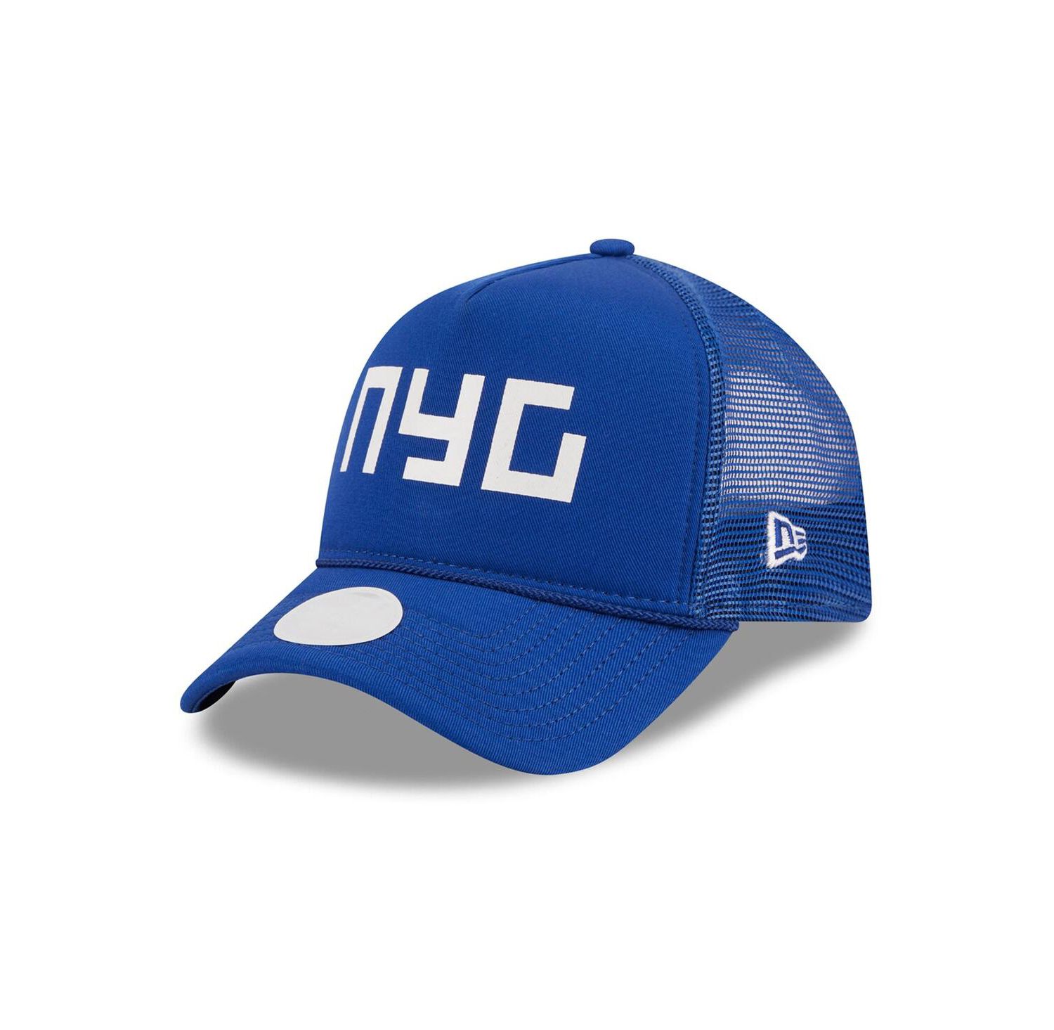 Women's Royal New York Giants McGee Trucker 9FORTY Adjustable Hat