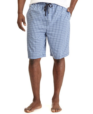 Pick SZ/Color. Nautica Mens Sleepwear Woven Plaid Short 