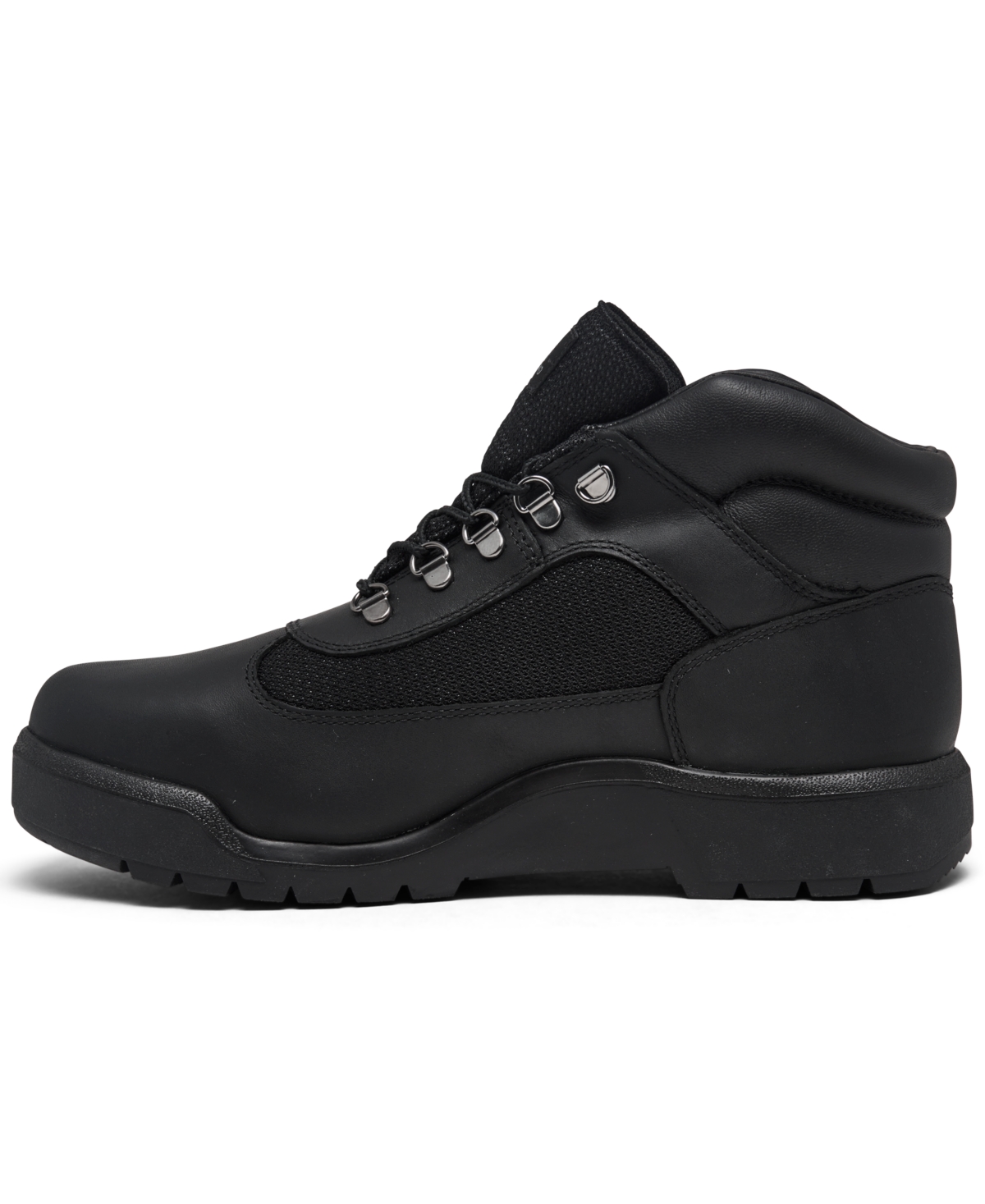 Shop Timberland Men's Water-resistant Field Boots From Finish Line In Black