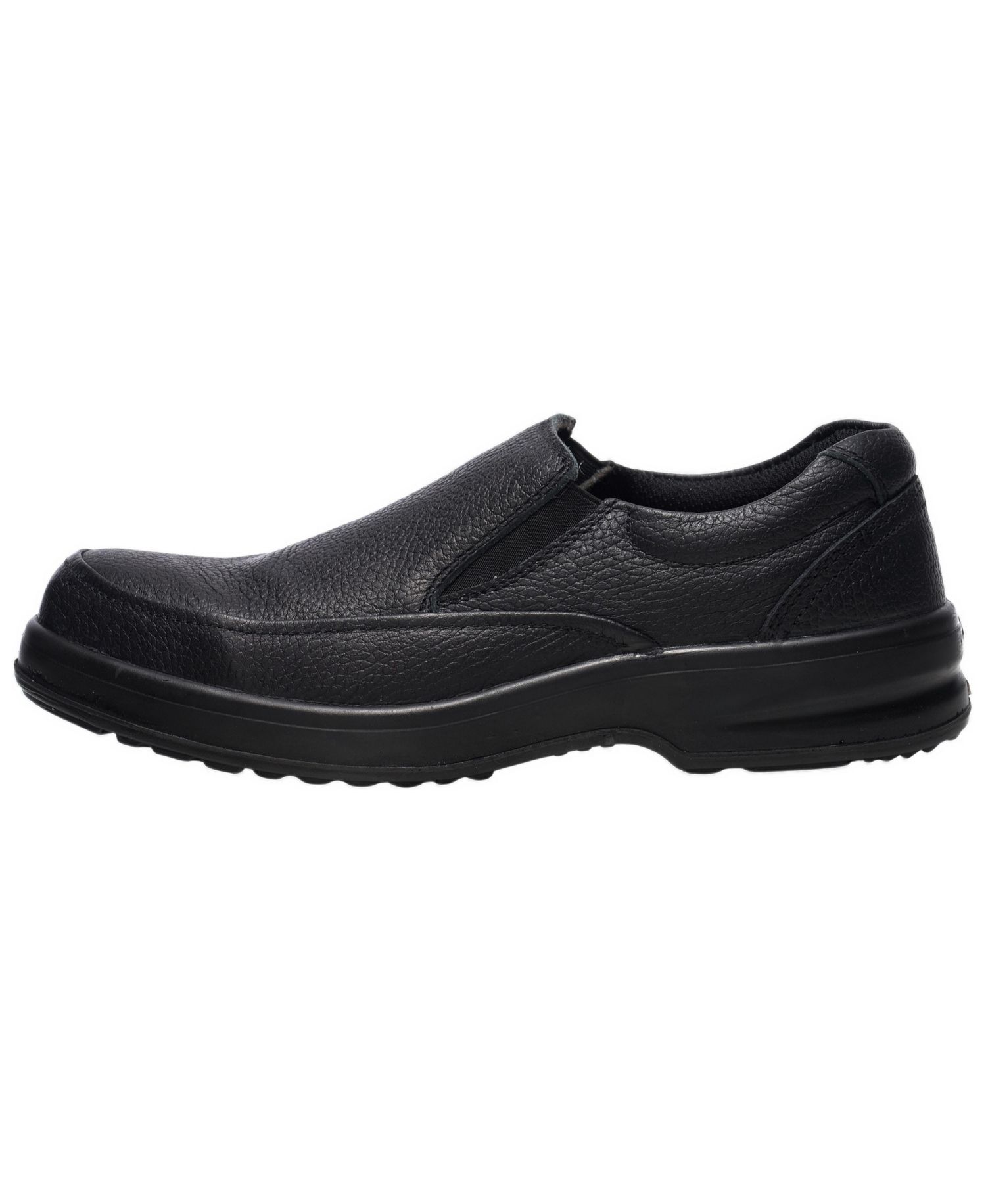 Men's Arbete Work Shoes | Slip Resistant Genuine Leather | Non Slip Loafers | All Day Comfort | Easy Slip On