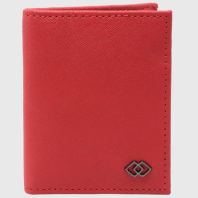 Men's Men RFID Leather Wallet Slim Front Pocket Wallet Business Card Case
