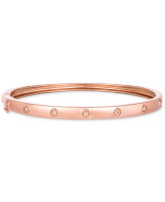 Anywear Everywear&reg; Nude Diamond Bangle Bracelet (1/5 ct. t.w.) in 14k Gold (Also Available in Rose Gold or White Gold)