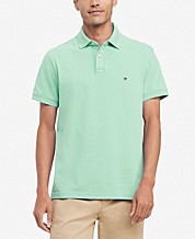 Tommy Hilfiger Green Mens Polo Shirts - Macy\'s