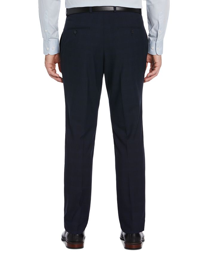 Perry Ellis Men's Slim Fit Stretch Plaid Suit Pants - Macy's