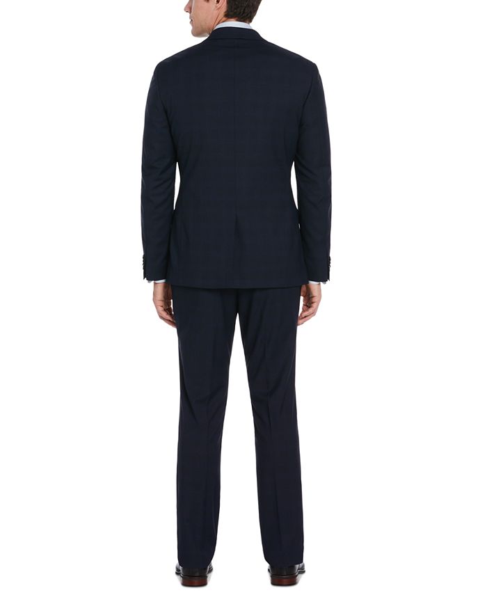 Perry Ellis Men's Slim Fit Stretch Plaid Suit Jacket - Macy's