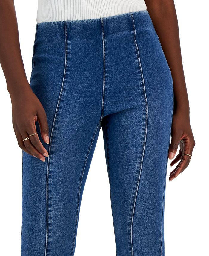 Jeans Femme Taille 9 Flare - Designer Bleu Avec Patte Nouée Et Fente - Fast Forward - Neuf