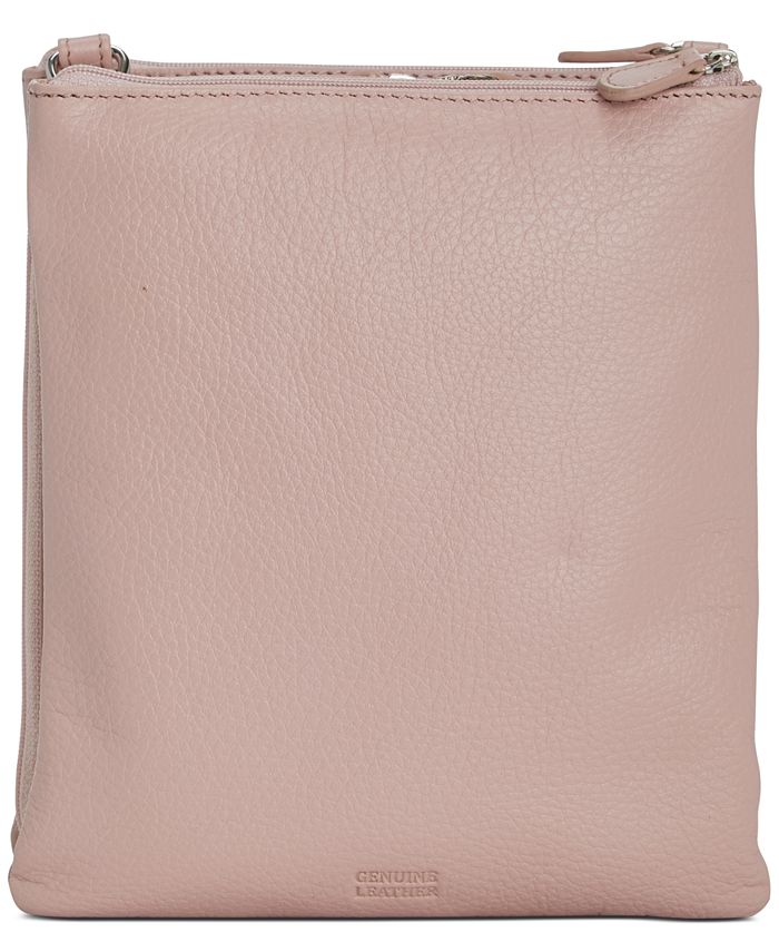 Giani Bernini TripleZip Pebble Leather Dasher Crossbody, Created for