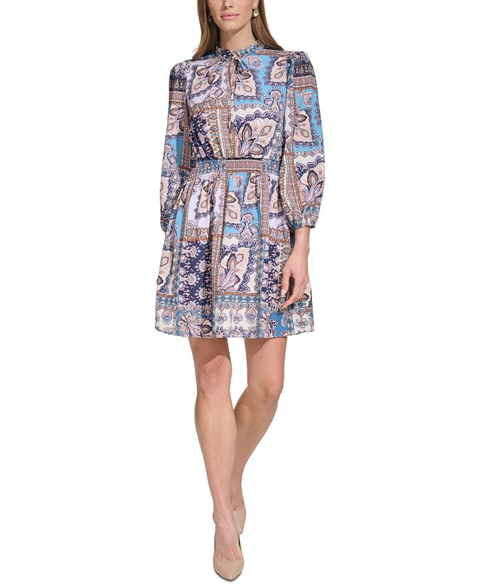 Vince camuto tie front dress online