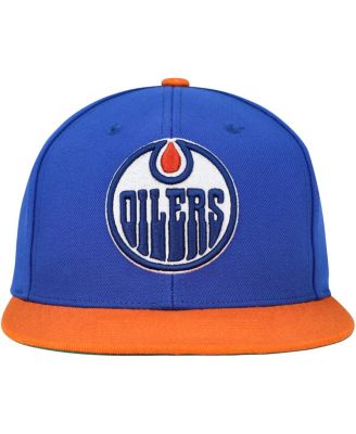 Men's Blue Edmonton Oilers Core Team Ground 2.0 Snapback Hat