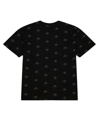 Men's Black Colorado Buffaloes Allover Print T-shirt