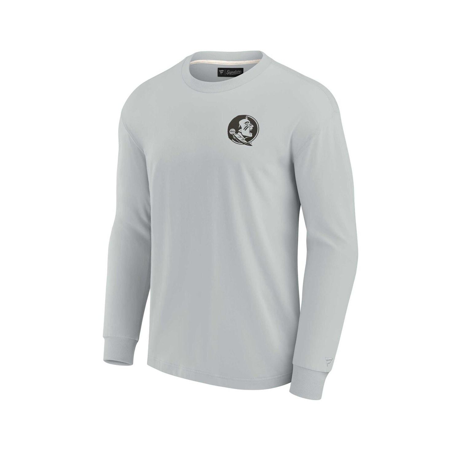 Men's and Women's Gray Florida State Seminoles Super Soft Long Sleeve T-shirt