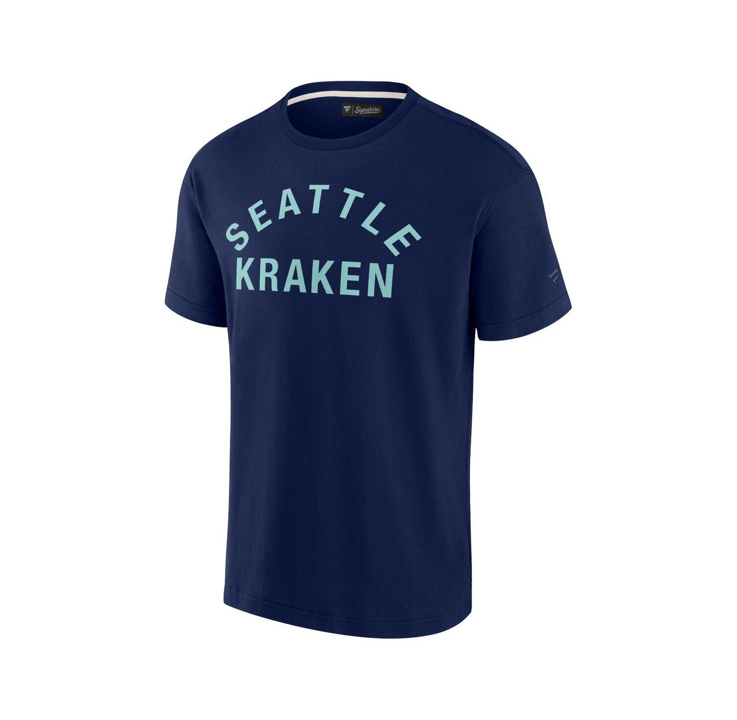 Men's and Women's Deep Sea Blue Seattle Kraken Super Soft Short Sleeve T-shirt