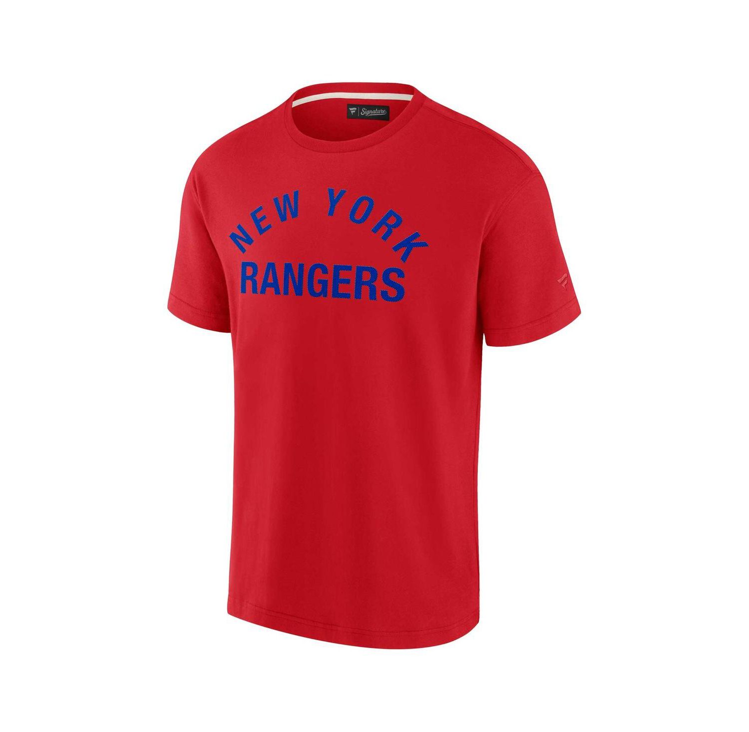 Men's and Women's Red New York Rangers Super Soft Short Sleeve T-shirt