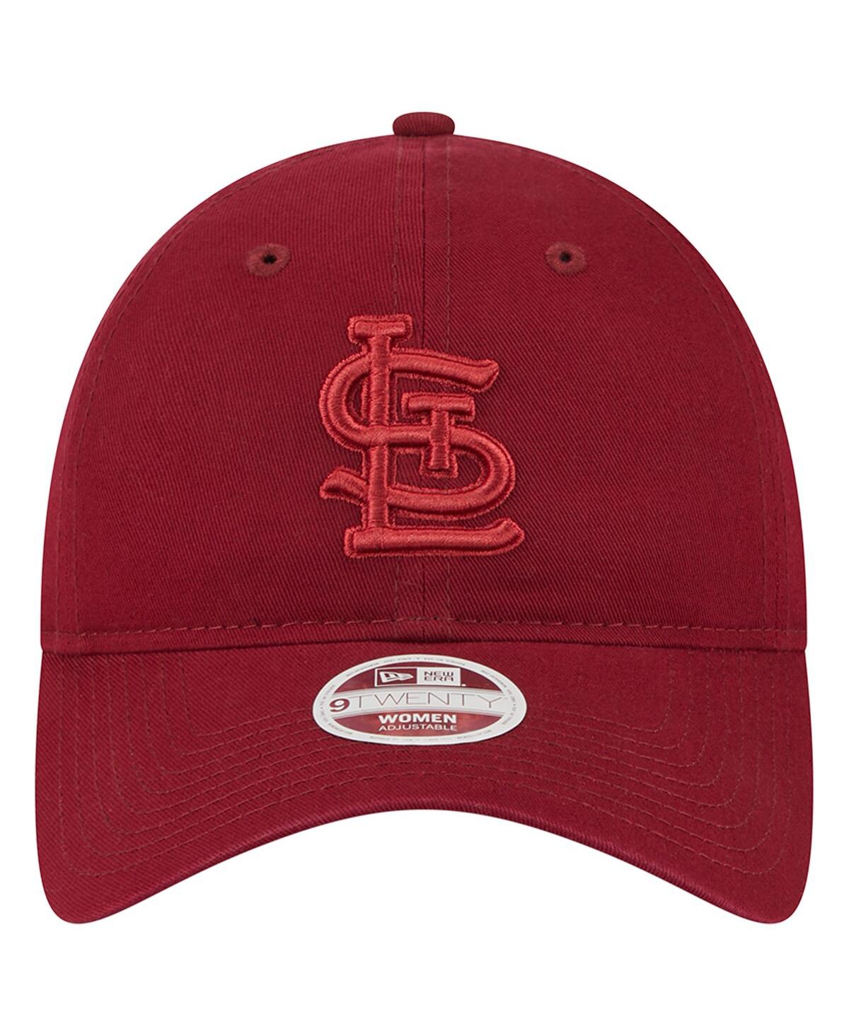 Shop New Era Women's  Cardinal St. Louis Cardinals Color Pack 9twenty Adjustable Hat