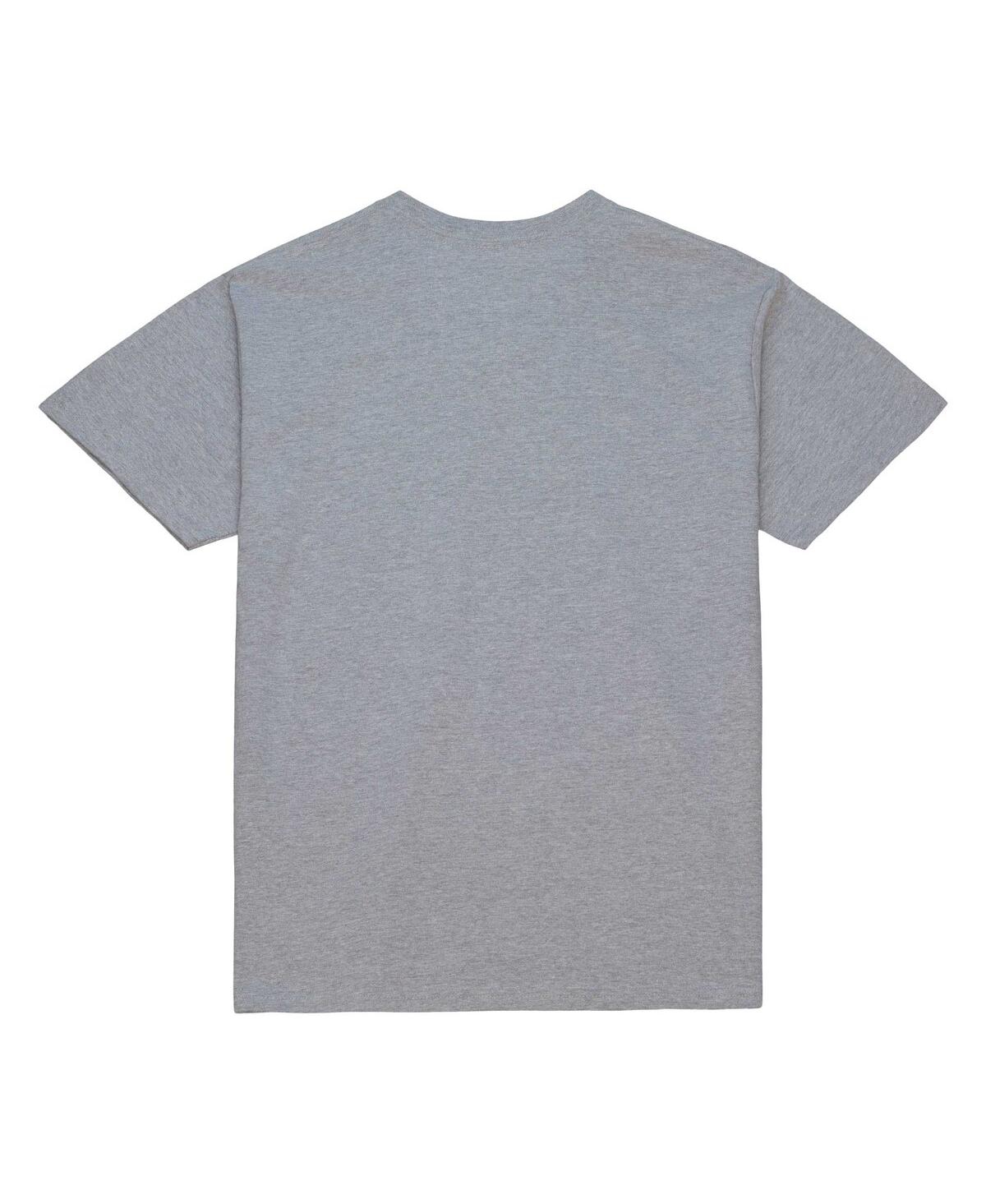Mitchell & Ness Men's  Heather Gray And 1 Basketball T-shirt In Heather Gray