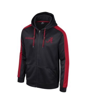 Men's Black Alabama Crimson Tide Reese Full-Zip Hoodie