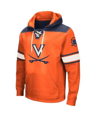 Men's Orange Virginia Cavaliers Lace-Up 2.0 Pullover Hoodie