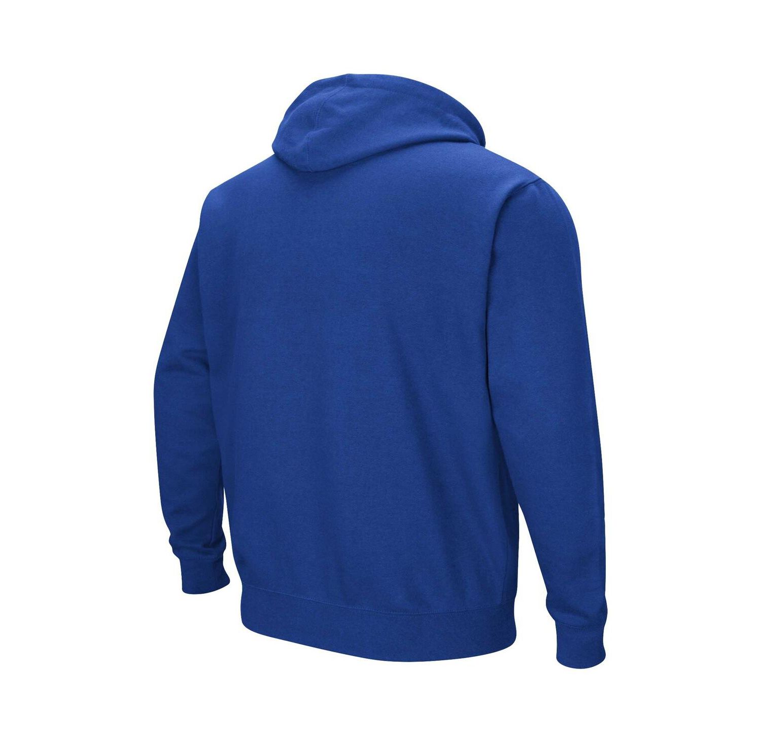 Men's Blue Morehead State Eagles Arch & Team Logo 3.0 Pullover Hoodie