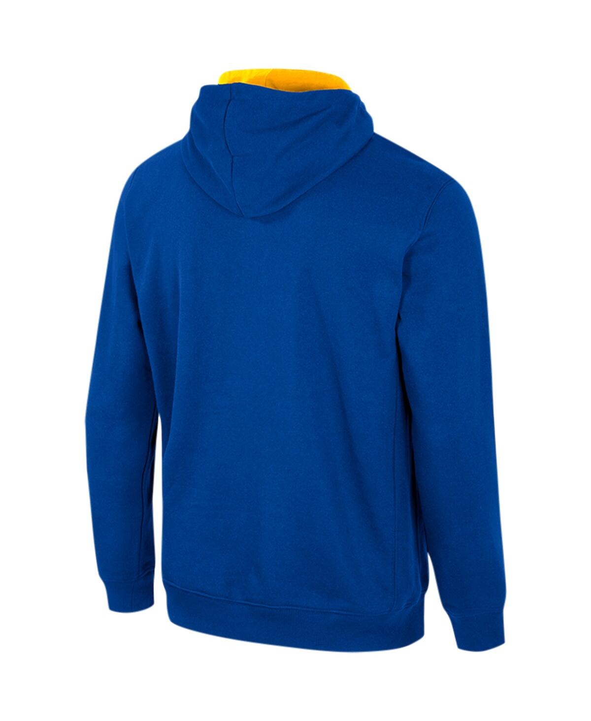 Colosseum Men's  Royal Pitt Panthers Half-zip Hoodie In Royal