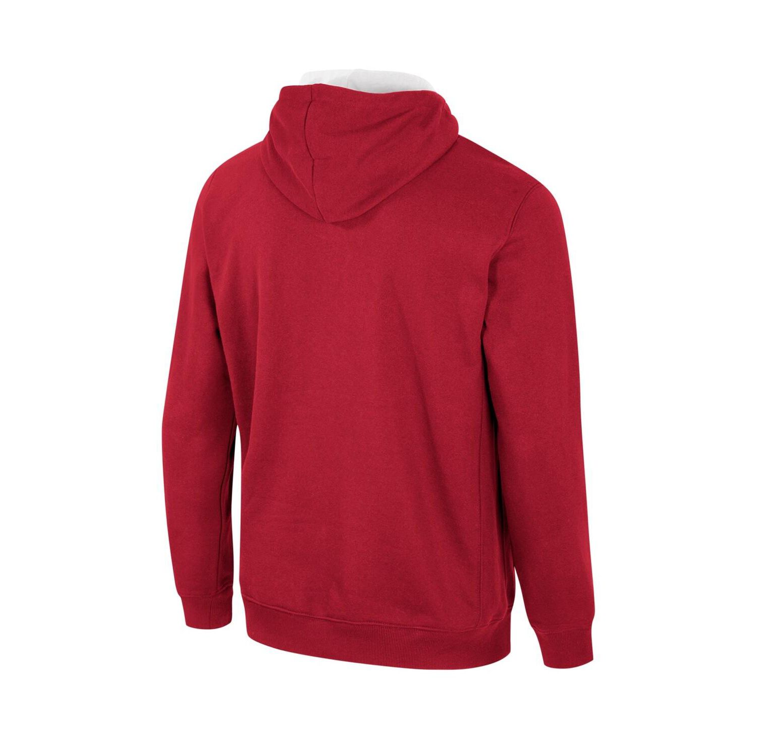 Men's Crimson Washington State Cougars Half-Zip Hoodie