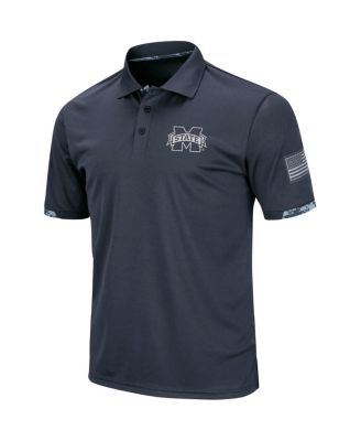 Men's Charcoal Mississippi State Bulldogs Rival OHT Military-Inspired Appreciation Polo Shirt