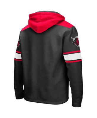 Men's Black Rutgers Scarlet Knights 2.0 Lace-Up Logo Pullover Hoodie