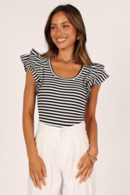 Womens Martina Ribbed Top